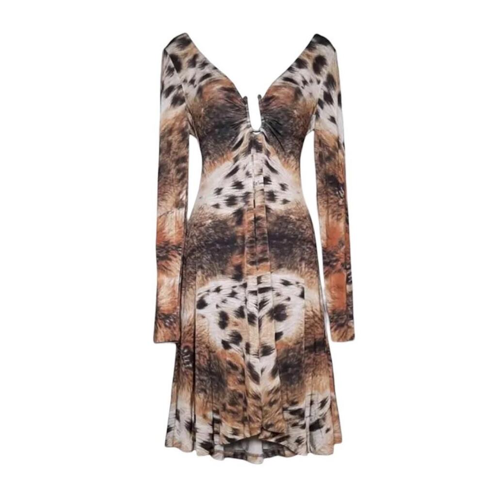 Just cavalli leopard print dress